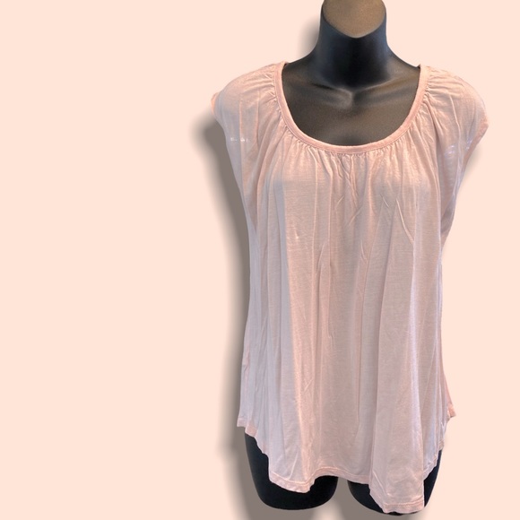 Loft Ann Taylor Spring/Summer womens top sleeveless pink lemonade color Medium - Picture 3 of 6